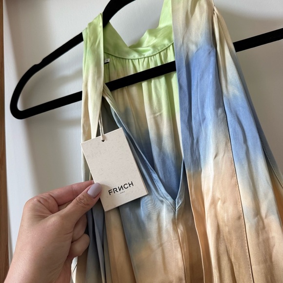 FRNCH Paris Aubreya Tie-Dye Halter Maxi Dress - NWT - Size M - Picture 7 of 11
